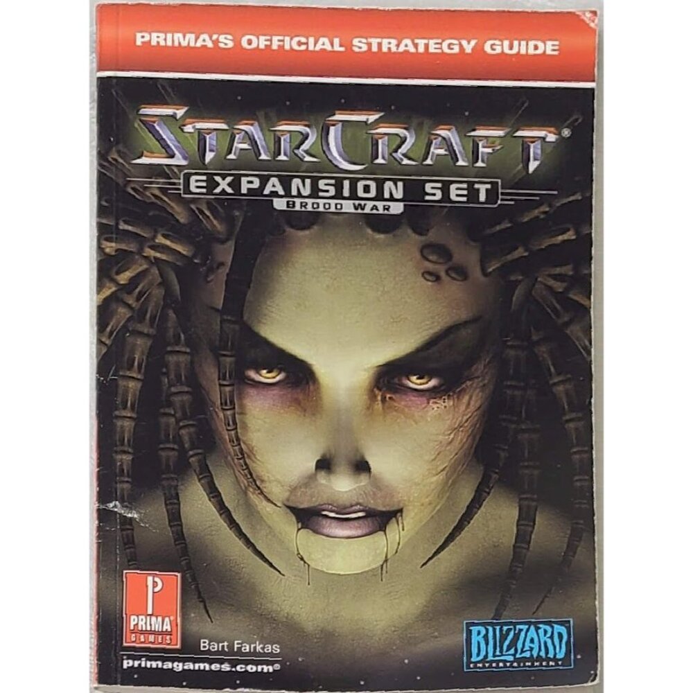 Starcraft Prima's Official Strategy Guide Expansion Set Brood War Bart Farkas PB